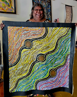 Maria Brown Nampijinba - 95 x 91 cm
