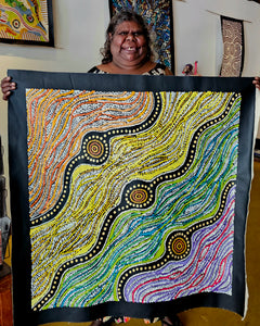 Maria Brown Nampijinba - 95 x 91 cm