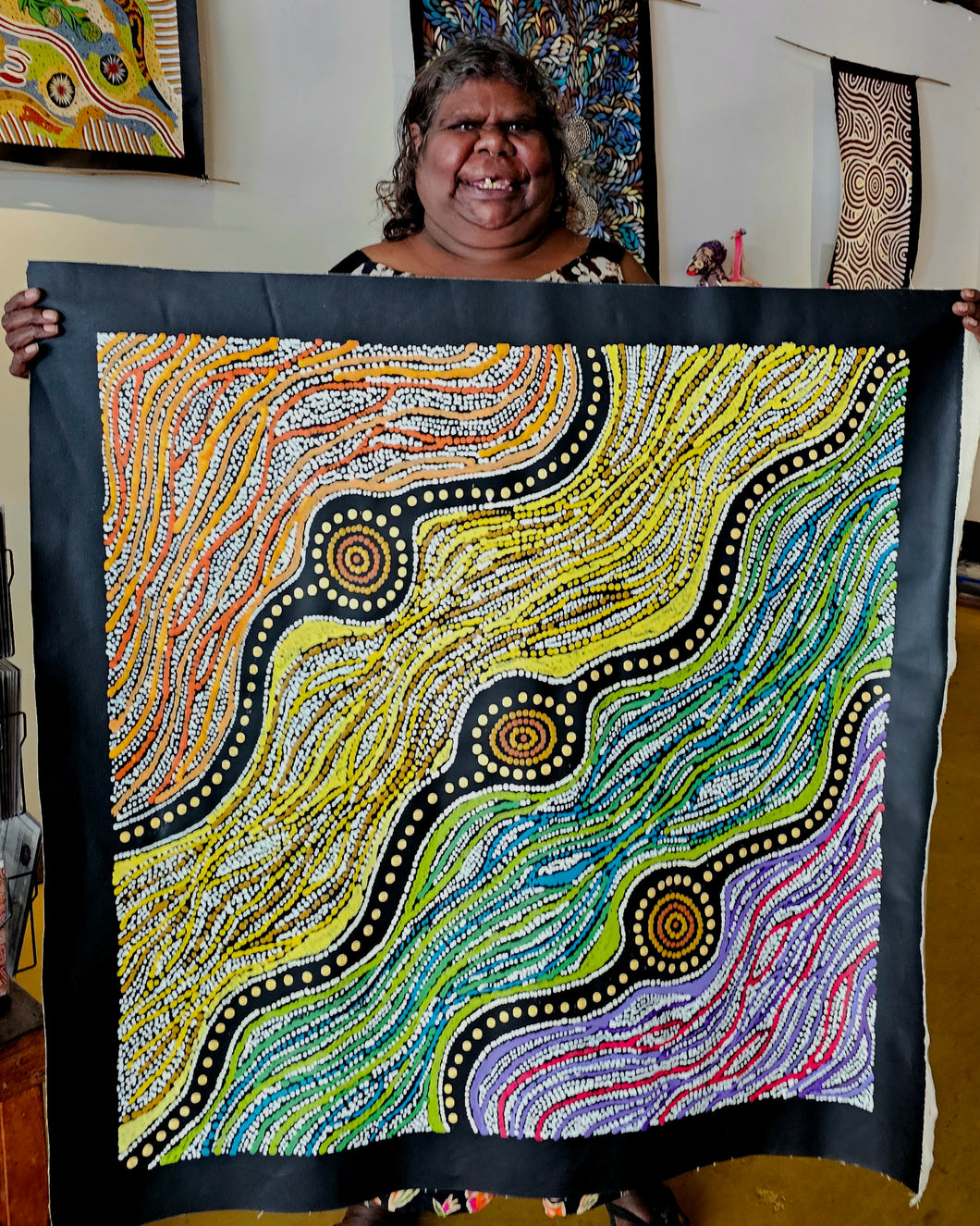 Maria Brown Nampijinba - 95 x 91 cm