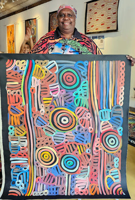 Aweleye Woman Ceremony body paint - Louise Numina Napananka