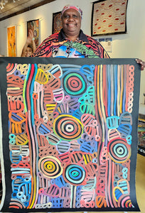 Aweleye Woman Ceremony body paint - Louise Numina Napananka