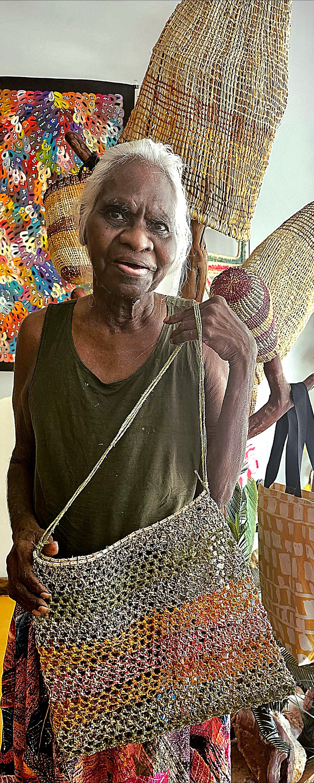 Dulcie Malimara - Pandanus woven bag