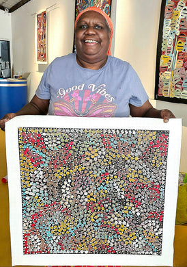 Louise Numina Napananka - 60 x 60 cm