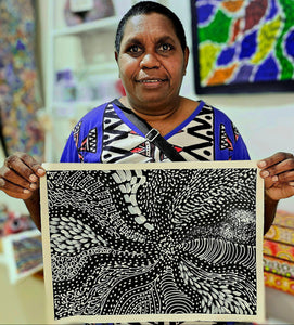 Selina Numina - Women collecting bush medicine and damper seed
