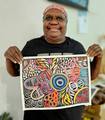 Dreamtime Atnangkerre Country - Louise Numina