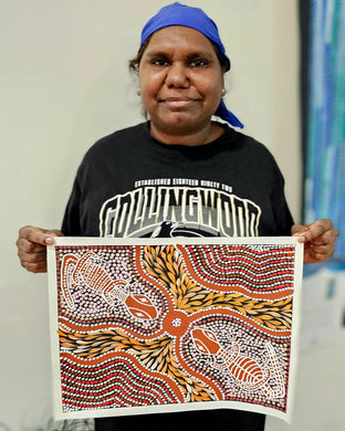 40 x 30 cm - Sharon Turner Nakamarra