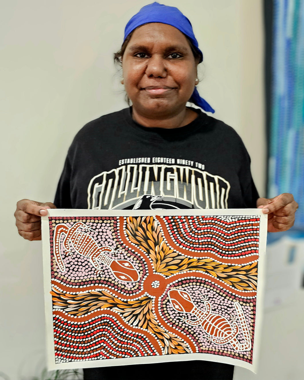 40 x 30 cm - Sharon Turner Nakamarra