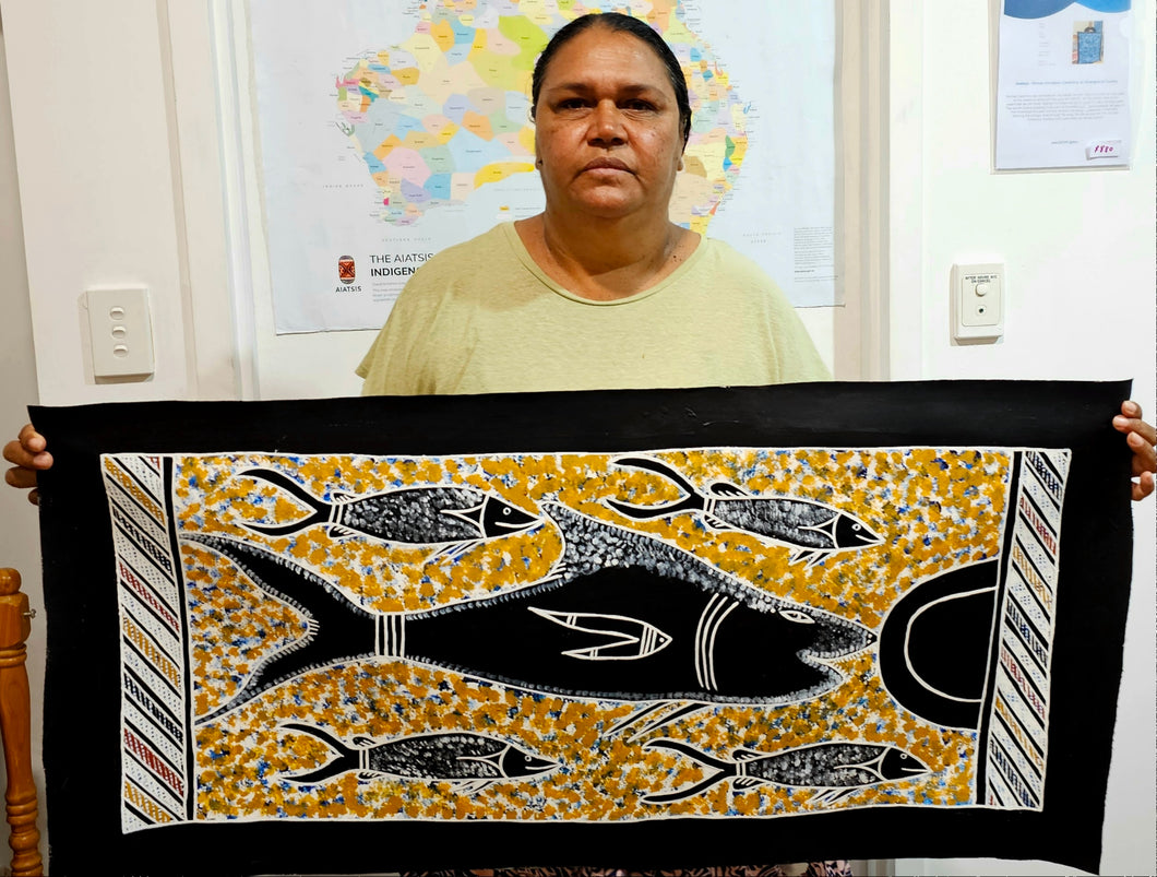 Shark at Yirrkala - Christine Burarrwanga