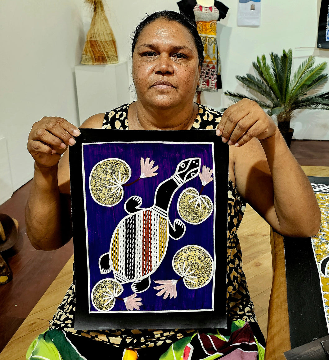 Christine Burarrwanga - Freshwater turtle at Yirrkala