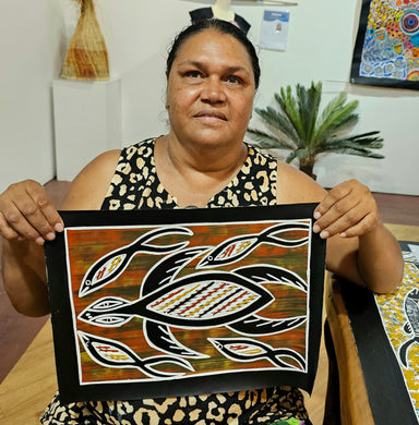 Sea turtle at Yirrkala - Christine Burarrwanga