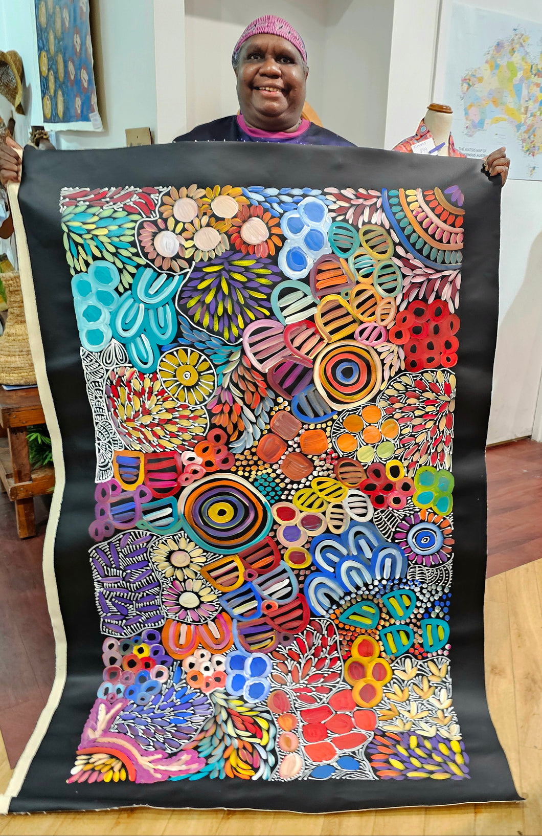 ***Louise Numina Napananka - 145 x 90 cm