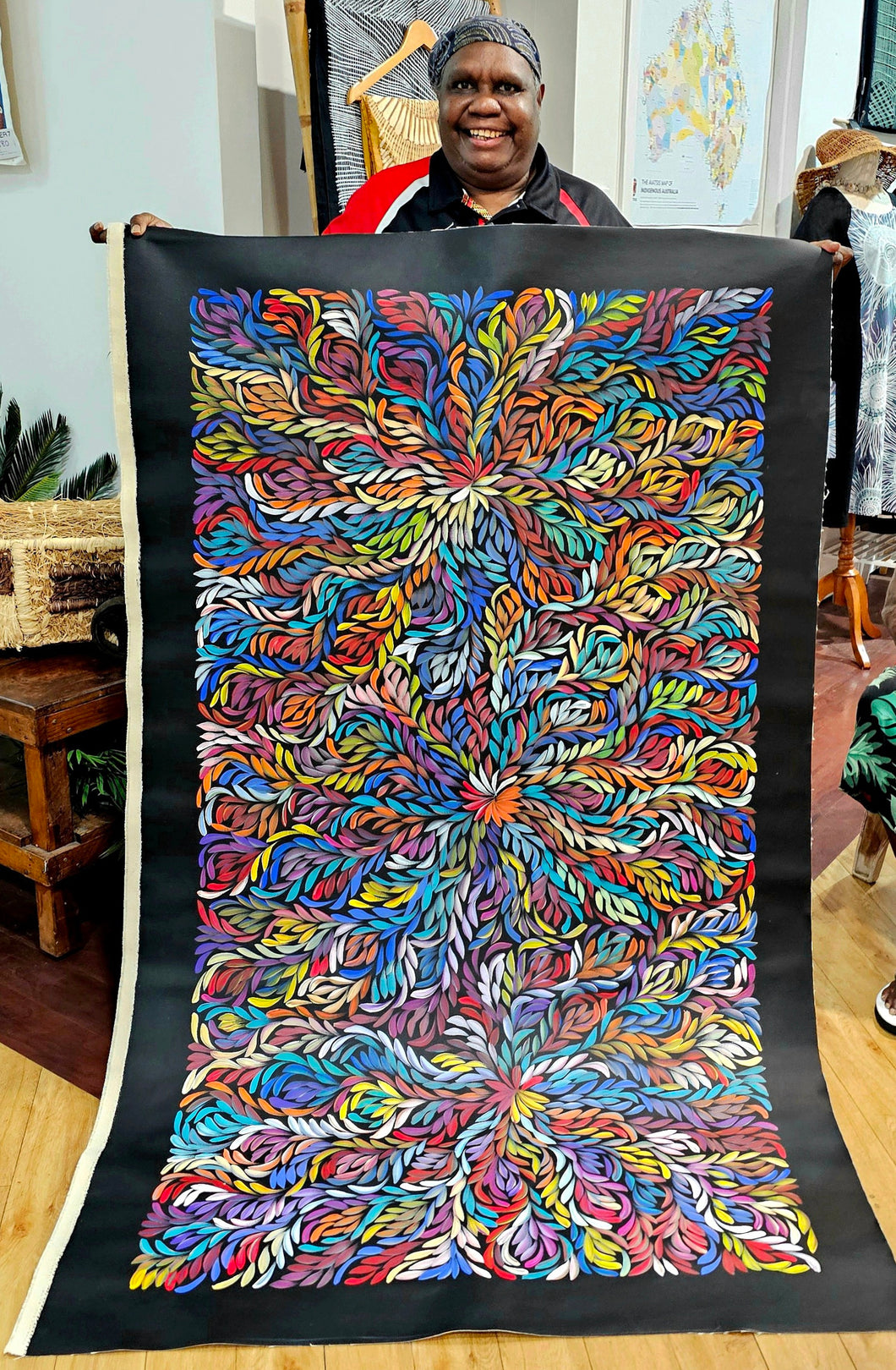 **Louise Numina Napananka - bush medicine leaves Woman healing story