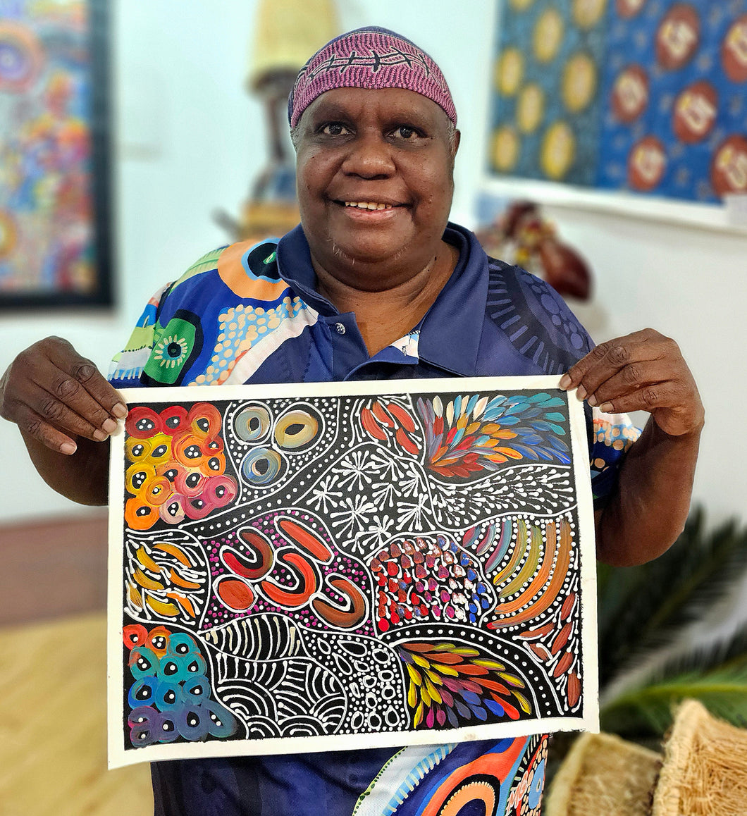 Dreamtime Atnangkerre County - Louise Numina