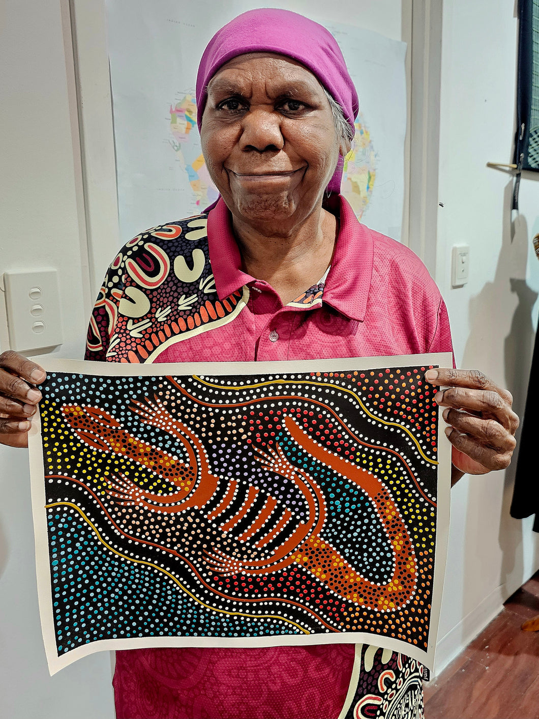 Goanna dreaming - 40 x 30 cm