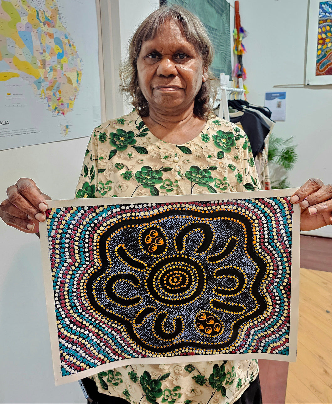 Caroline Numina - Women collecting bush plums