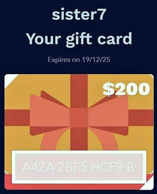 SISTER7 Gift card 💙
